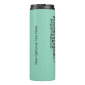 PSYCHOLOGIE Word Cloud custom tumbler Thermosbeker (Achterkant)