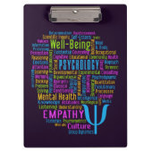 PSYCHOLOGIE Word Cloud klembord (Voorkant)