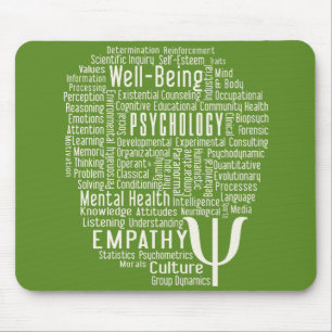 PSYCHOLOGIE Word Cloud mousepad Muismat