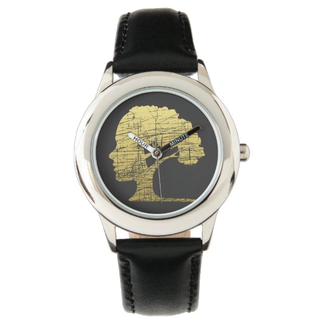 Psychologieboom Uniek Symbool Milieu Filos Horloge (Voorkant)