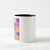 PsychologiePictogrammen Tweekleurige Koffiemok (Center)