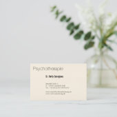 Psychologinnen visitekaartje (Staand voorkant)