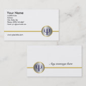 Psychologisch Visitekaartje, dubbelzijdig Visitekaartje (Voorkant / Achterkant)