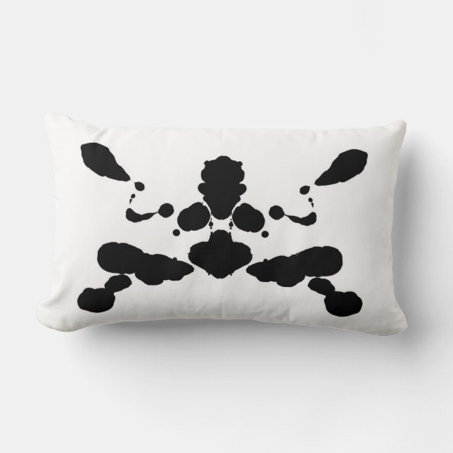 Psychologische abstracte vormtest Rorschach Kussen (Voorkant)