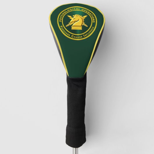 Psychologische bewerkingen PSYOPS Golfheadcover (Voorkant)