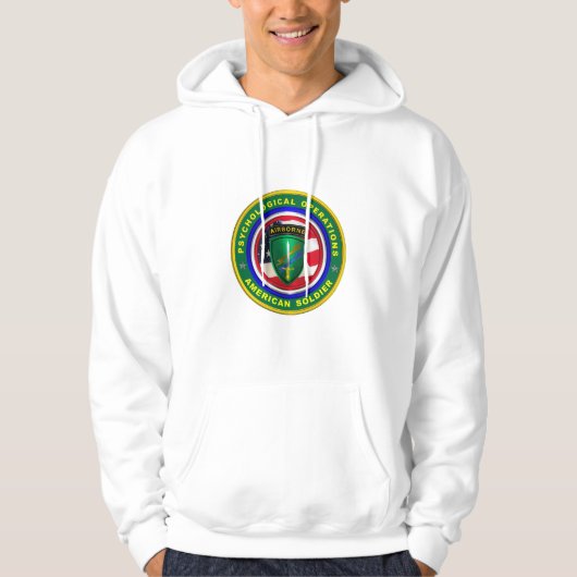 Psychologische bewerkingen PSYOPS Hoodie (Voorkant)
