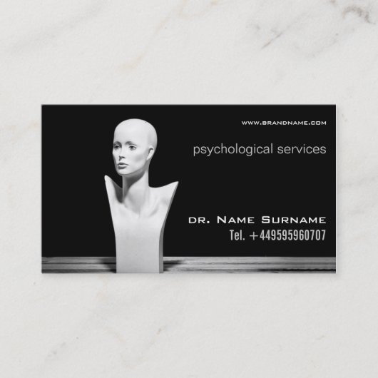 psychologische diensten visitekaartje (Voorkant)