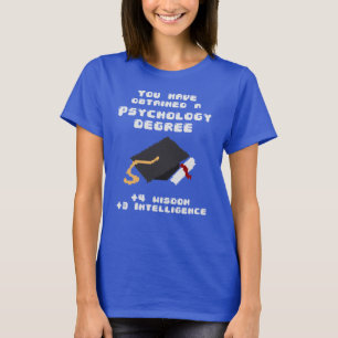 Psychologische graad afstuderen grappige topresgam t-shirt
