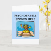 psychologische grap kaart (Gele Bloem)