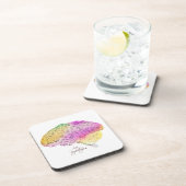 Psychologische hersenglazen patronen bier onderzetter (Rechterzijde)