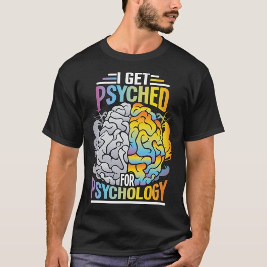 Psychologische hoofdstudie psychiatrie t-shirt (Voorkant)
