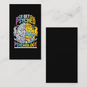 Psychologische hoofdstudie psychiatrie visitekaartje (Voorkant / Achterkant)