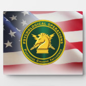 Psychologische Operaties PSYOPS Army Veteran Fotoplaat (Voorkant)