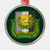 PSYCHOLOGISCHE OPERATIES PSYOPS METALEN ORNAMENT (Voorkant)