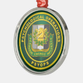 PSYCHOLOGISCHE OPERATIES PSYOPS Regimental Crest Metalen Ornament (Links)
