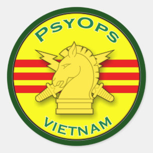 Psychologische operaties - Vietnam Ronde Sticker