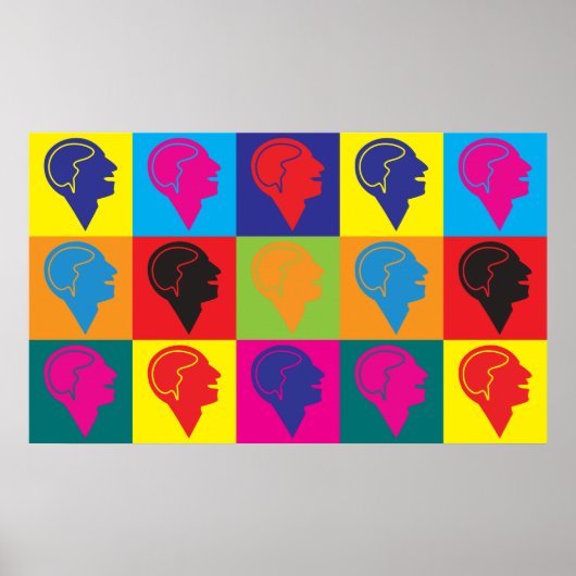 Psychologische Pop Art Poster (Voorkant)