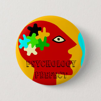 Psychologische prefect ronde button 5,7 cm