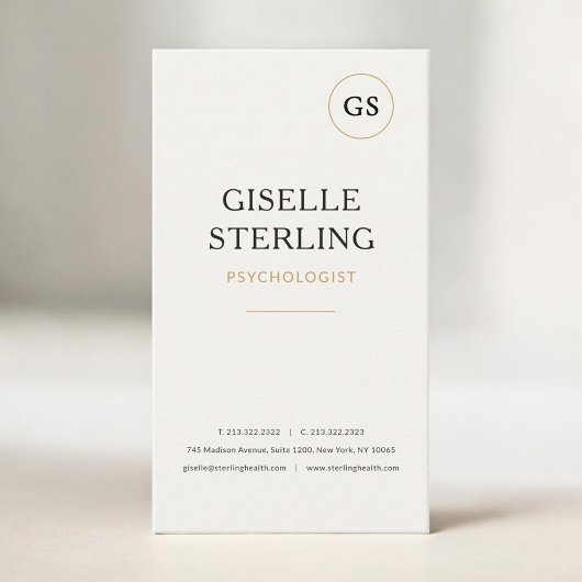 Psychologist Mental Health Professional  Visitekaartje