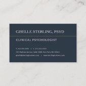 Psychologist Office Appointment Reminder Visitekaartje (Voorkant)
