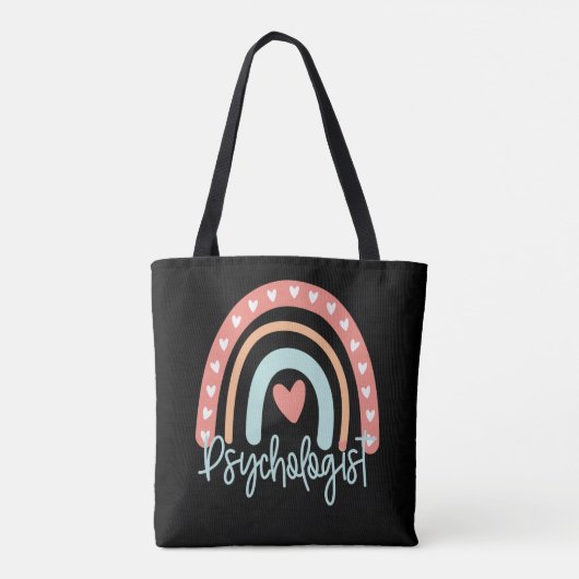 Psychologist Phd PsyD Graduation Gift Major Boho Tote Bag (Achterkant)