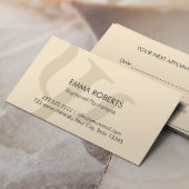 Psychologist Plain Professional Appointes Afsprakenkaartje