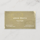Psychologist Retro Old Paper Visitekaartje (Voorkant)
