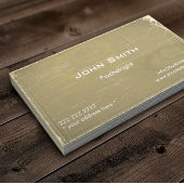 Psychologist Retro Old Paper Visitekaartje