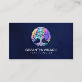 Psychologist Therapy Counselor Psychiatrist Brain  Visitekaartje (Voorkant)