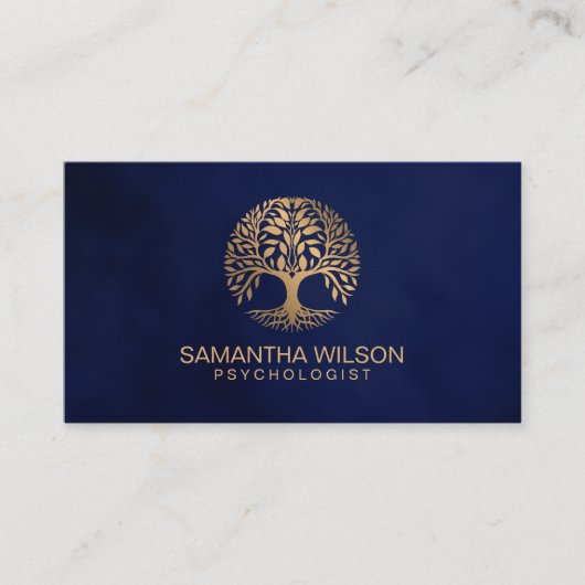 Psychologist Therapy Counselor Psychiatrist Brain  Visitekaartje (Voorkant)