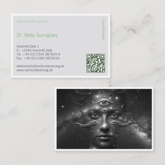 Psychologist visitekaartje (Voorkant / Achterkant)