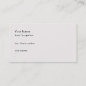 PSYCHOLOGIST VISITEKAARTJE (Achterkant)