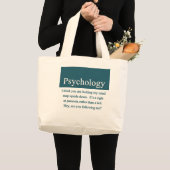 Psychology Bag Grote Tote Bag (Voorkant (product))