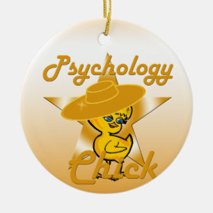 Psychology Chick #10 Keramisch Ornament