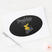 Psychology Chick #4 Ovale Sticker (Envelop)