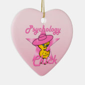 Psychology Chick #8 Keramisch Ornament (Rechts)