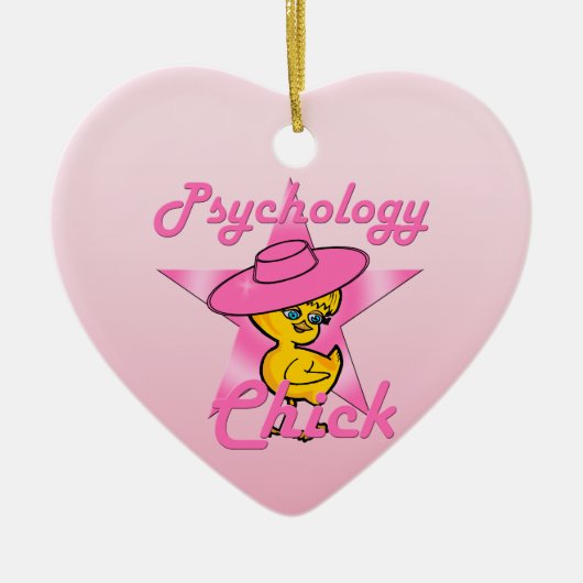 Psychology Chick #8 Keramisch Ornament (Voorkant)