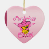 Psychology Chick #8 Keramisch Ornament (Achterkant)