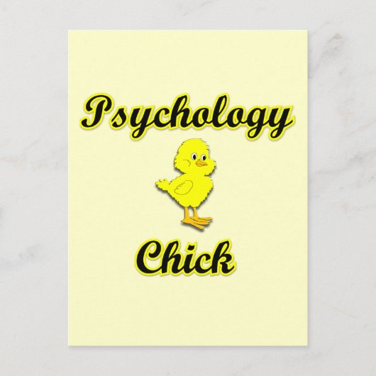 Psychology Chick Briefkaart (Voorkant)