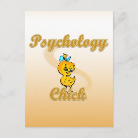 Psychology Chick Briefkaart (Voorkant)
