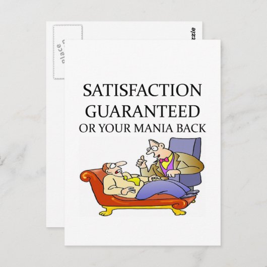 PSYCHOLOGY-grap Briefkaart (Voorkant / Achterkant)