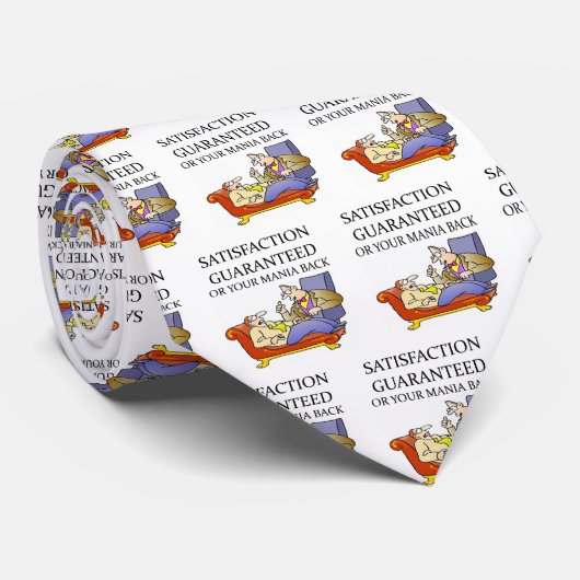 PSYCHOLOGY-grap Stropdas (Opgerold)