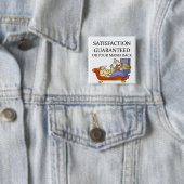 PSYCHOLOGY-grap Vierkante Button 5,1 Cm (In situ)