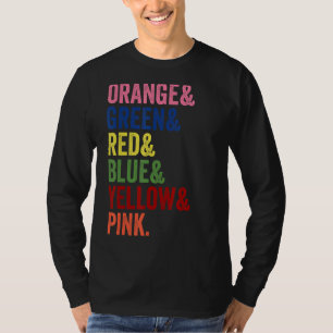 Psychology Humor Stroop Interference Color Test Ps T-shirt