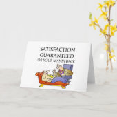 PSYCHOLOGY joke Kaart (Gele Bloem)