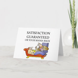 PSYCHOLOGY joke Kaart