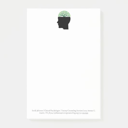 Psychology Kantoor Moderne Custom Counselor Post-it® Notes (Voorkant)