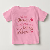 Psychology Professor (Future) Baby Baby T-Shirt (Voorkant)