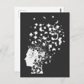 Psychology Rorschach Card Mind Inkblot test Briefkaart (Voorkant / Achterkant)