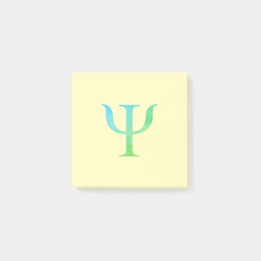 Psychology Science Symbol Post-it Notes (Voorkant)